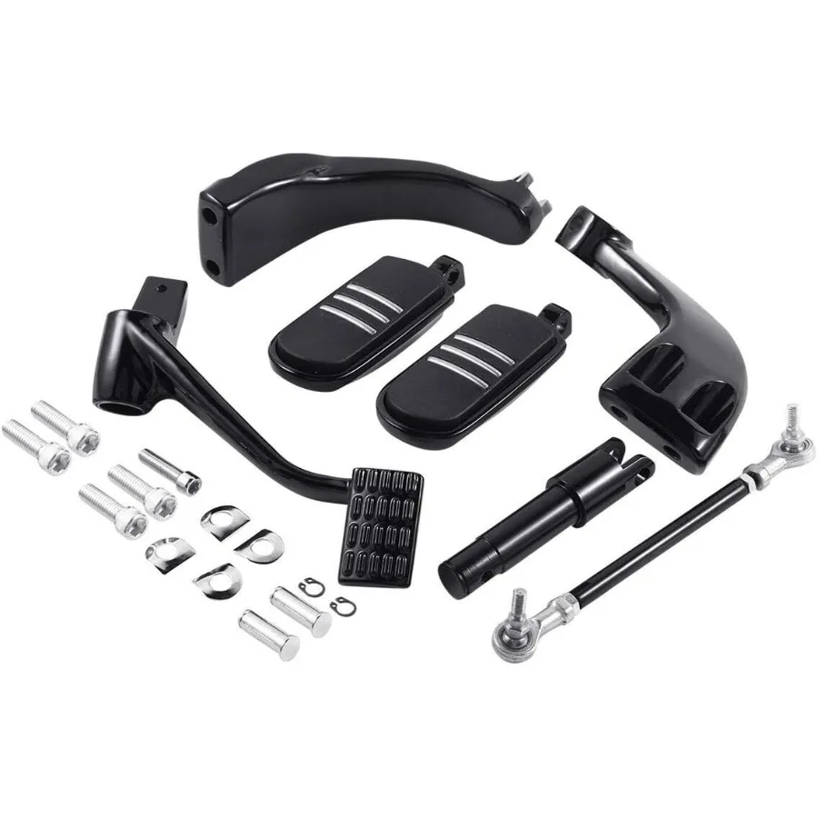 منتصف إلى الأمام التحكم أوتاد القدم مسند القدم الفرامل رافعة ترقية عدة ل هارلي سبورتستر 883 20042013 XL نماذج الحديد 883 XL883N الحديد #6