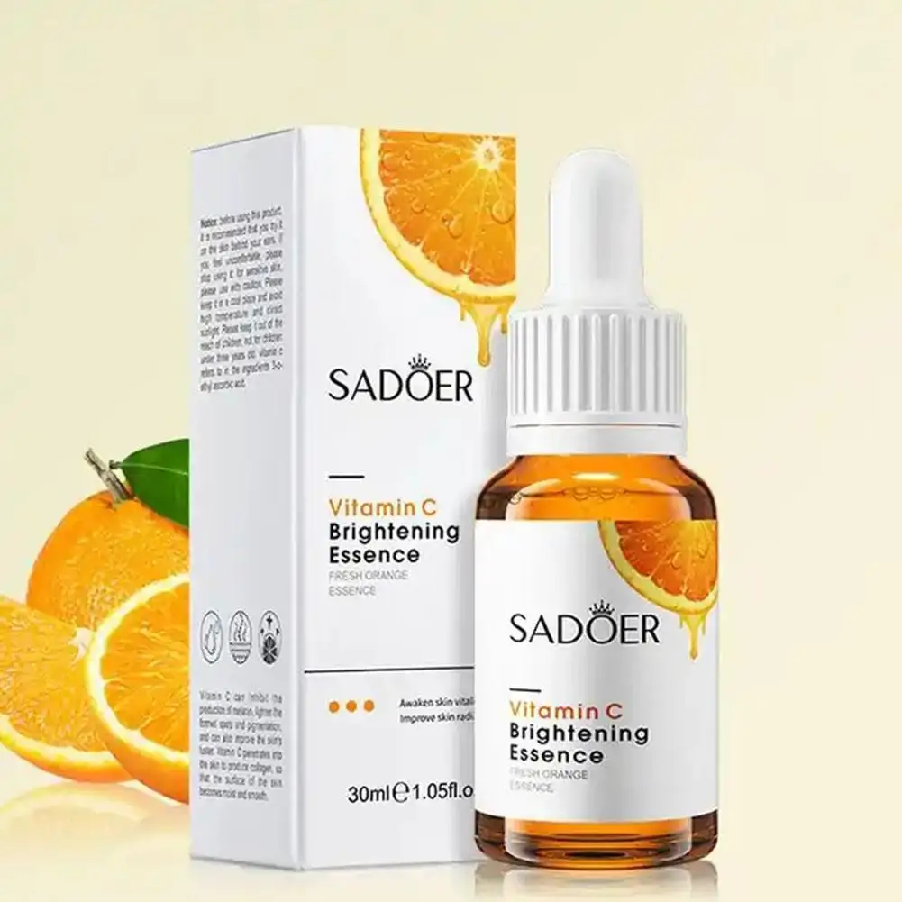 

SADOER Vitamin C Facial Essence Aloe Vera Moisturizing Essence Face Serum Hyaluronic Acid Nourish Skin Tone Skin Care Products