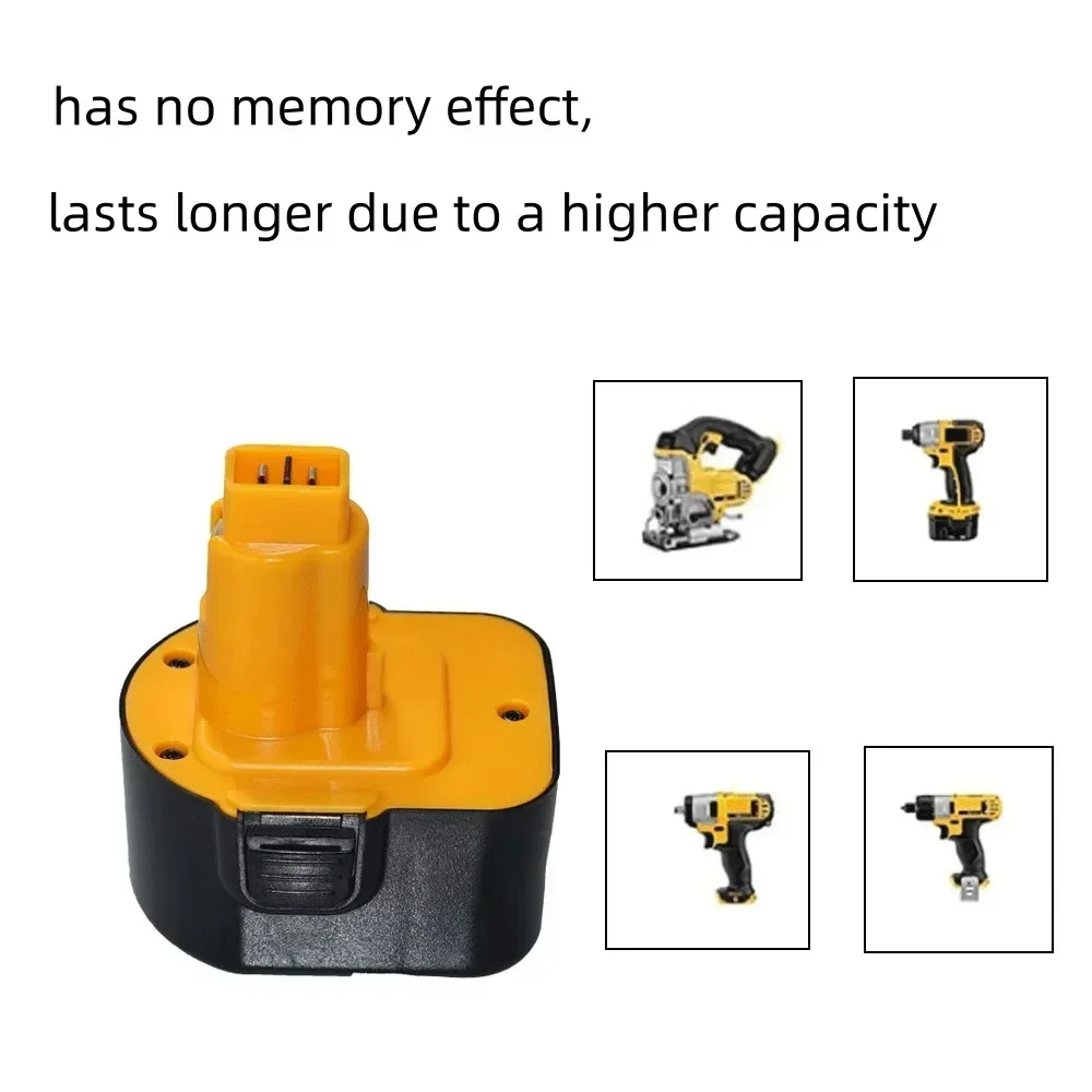 12V 12800mAh Tool Battery for Dewalt DC9071 DE9037 DE9071 DE9075 DW9071 DW9072 DW9074 DC727 DC756 DC980 DC981 DW051 2025