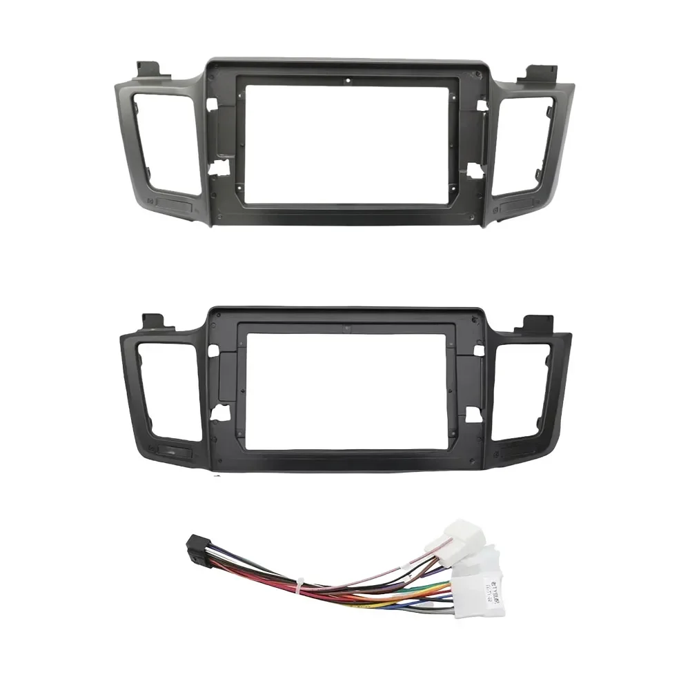 

10 Inch Car Stereo Fascia Frame Adapter Kit For Toyota RAV4 2013-2018 | Android Radio Dash Panel Trim With Canbus Decoder