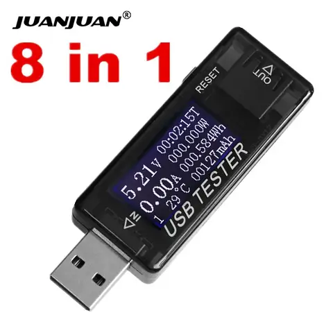 8-in-1 USB Voltage and Current Tester JUANJUAN