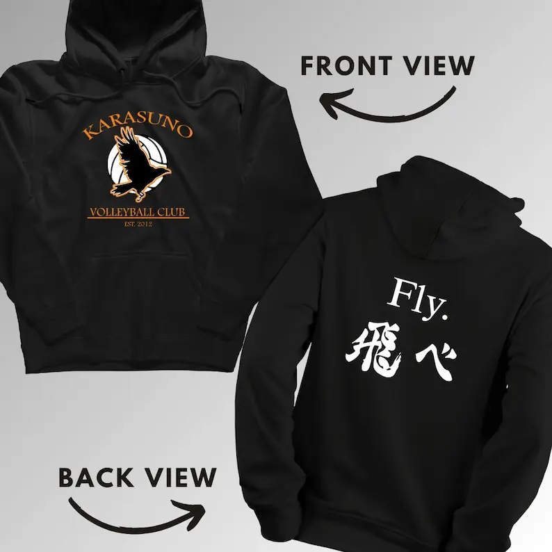 

Haikyuu Hoodie Ultimate Anime Fan Gear Anime Sweatshirt | Trendy Manga Clothing | Haikyuu Merchandise | Unisex Casual Wear