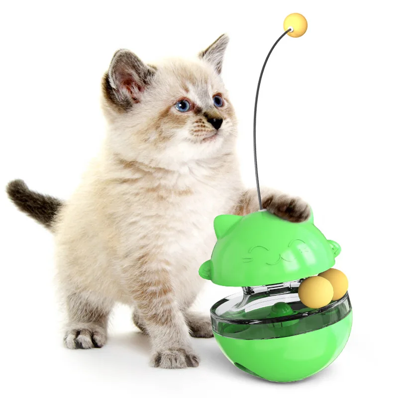 

Pet Toys Leak Food Ball Cat Self-hi Stick To Relieve Boredom Artifact Tumbler Funny Supplies