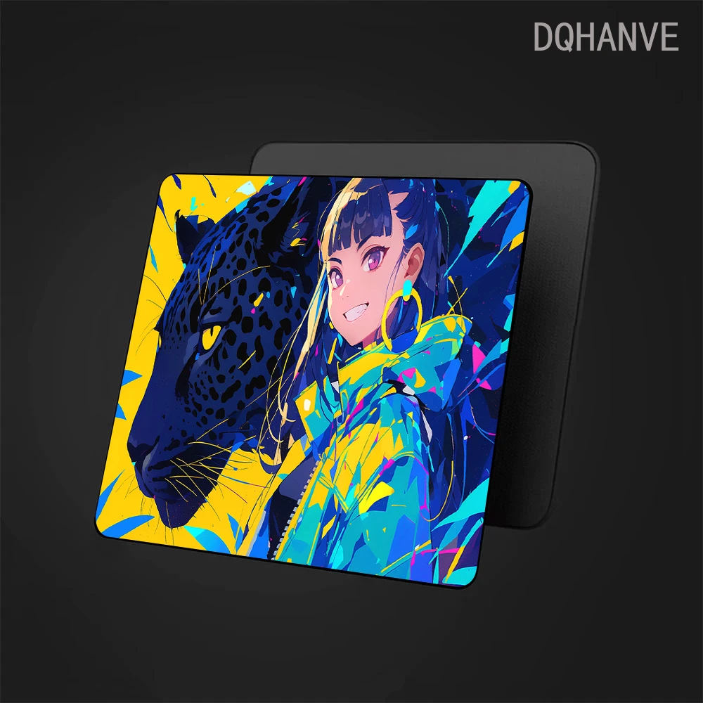 Professional Gaming Mouse Pad Premium Mousepad Anime Girl Speed Desk Pad 40x45cm Mouse Mat High Elastic Non-slip Bottom Deskmat