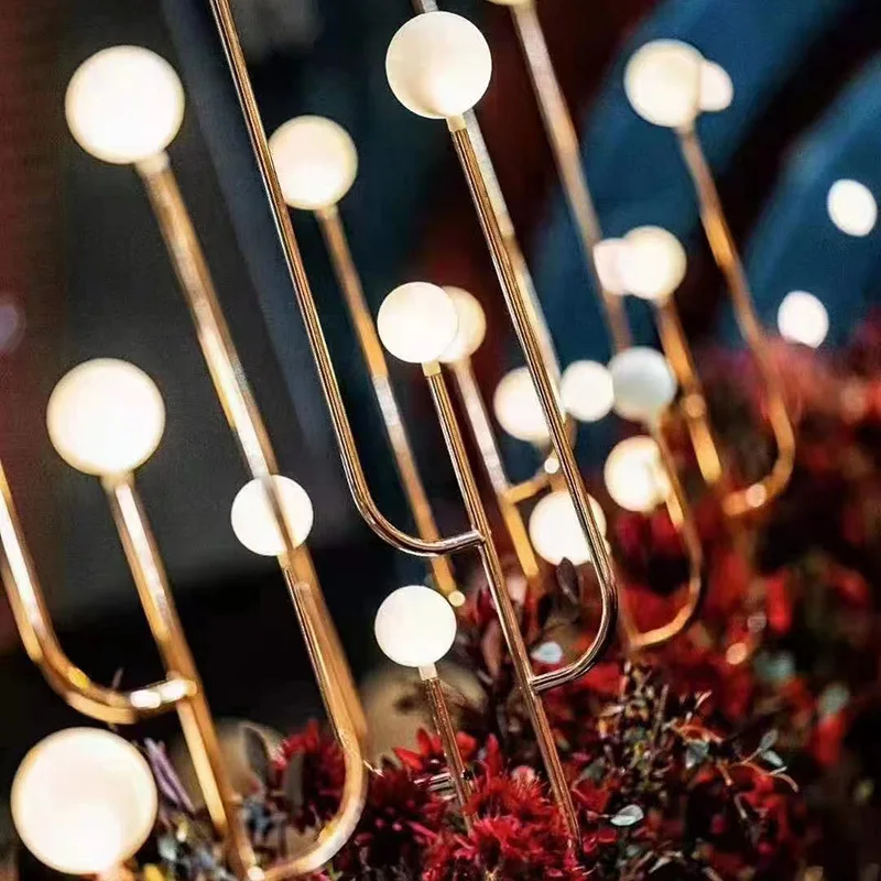 BELLE Modern Wedding Lights Festive Atmosphere LED Evening Stage Lights Roads Small Apples Fresh Background Decoration