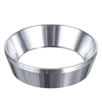 54/58mm Espresso Dosing Funnel, Stainless Steel Coffee Dosing Ring Compatible with 54mm Breville Portafilter