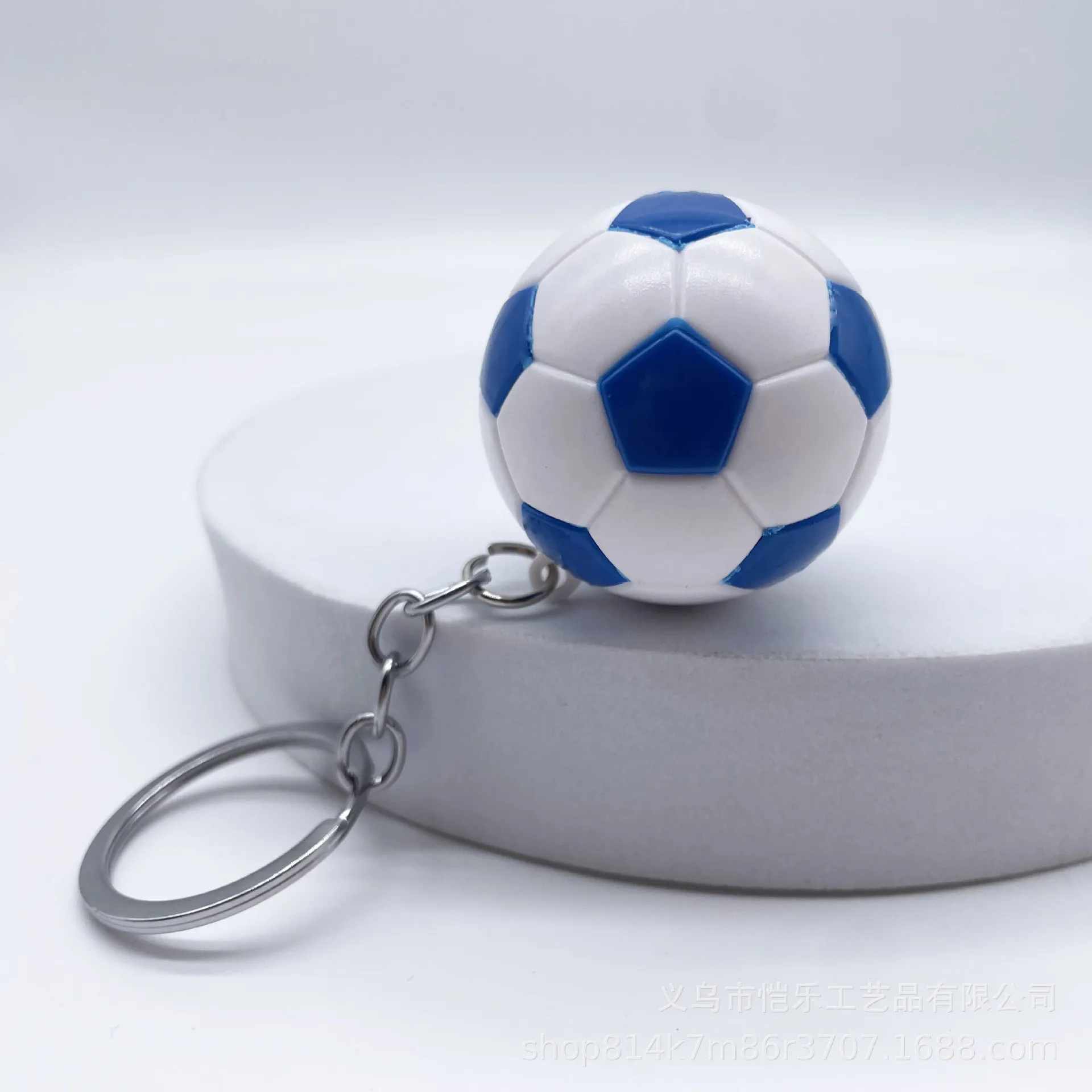 3.5cm Football Souvenir Key Chain Men Women Soccer Fans Keychain Pendant Key Ring Gift Accessories