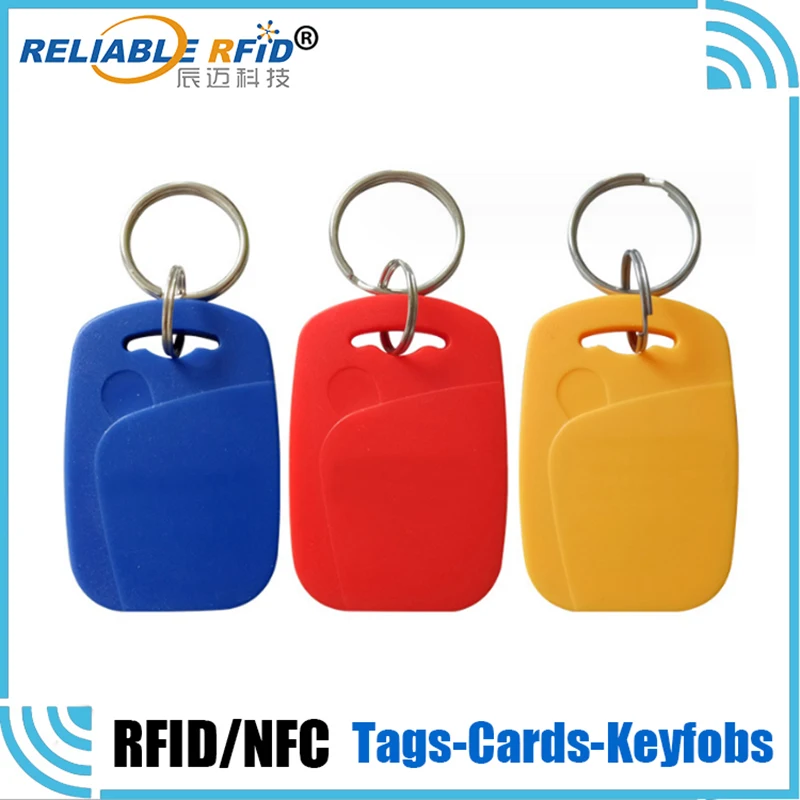 5pcs Rfid Dual Chip Smart Card Ic+Id Frequency Keychain Em/Tk4100 Authorized Access Control 1k S50 Read-Only Token Tag