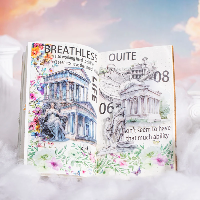 15 قطعة موضوع الأساطير اليونانية ملصق DIY بها بنفسك الكولاج ورق زينة سكرابوكينغ المواد اليدوية ألبوم يوميات غير المرغوب فيه مجلة المورد