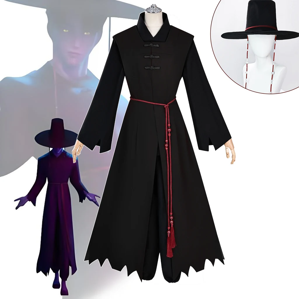 

Saja Boys Cosplay Costumes Anime KPop Demon Hunters Role Play Demon Uniform Halloween Carnival Party Outfit For Men