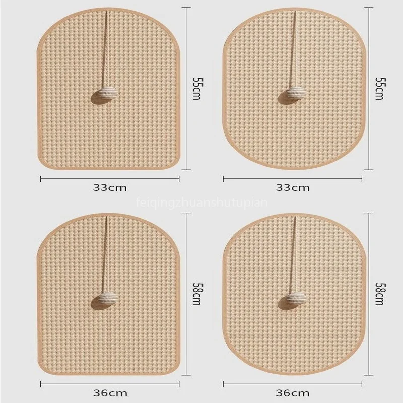 Attached Wall Vertical Wear Resistant Cat Scratch Board Anti-Chip Pad Sofa Protection Stickers Cat Grinding Claw Tickler