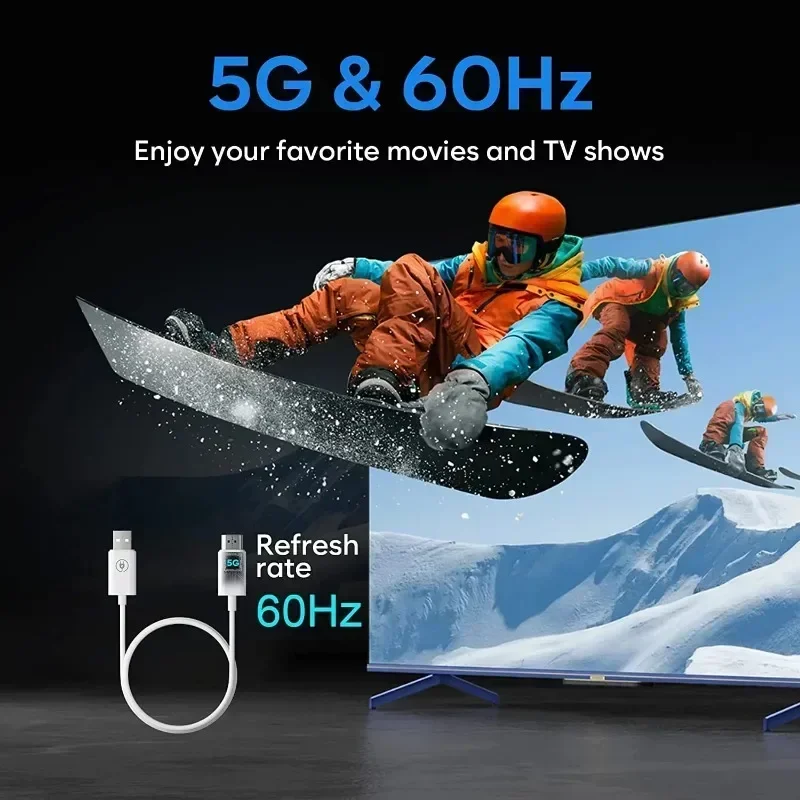 5G 1080P 50M bezprzewodowy odbiornik HDMI nadajnik Extender zestaw 98FT bezprzewodowy klucz do wyświetlacza wideo dla TV Box kamera monitor PC