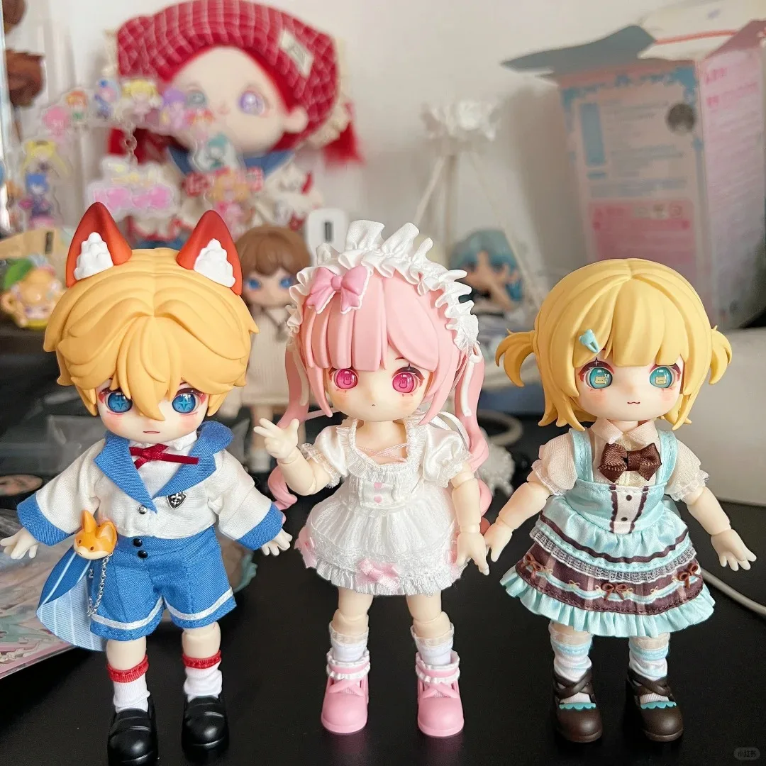 الأصلي ناجي V5 صندوق أعمى ميراج سجل سلسلة Kawaii Bjd المنقولة المشتركة عمل الشكل 1/12 مقياس تحصيل لعبة مجسمة