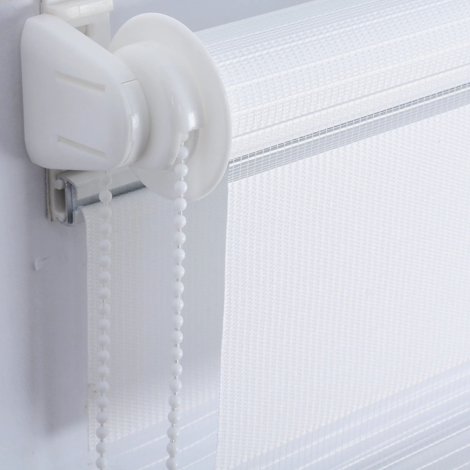 WOLTU Durchscheinender Doppelrollo, Schattierung, staubdicht, doppelschichtig, Fenster-Verdunkelungsvorhang für Schlafzimmer und Wohnzimmer – Detail 9