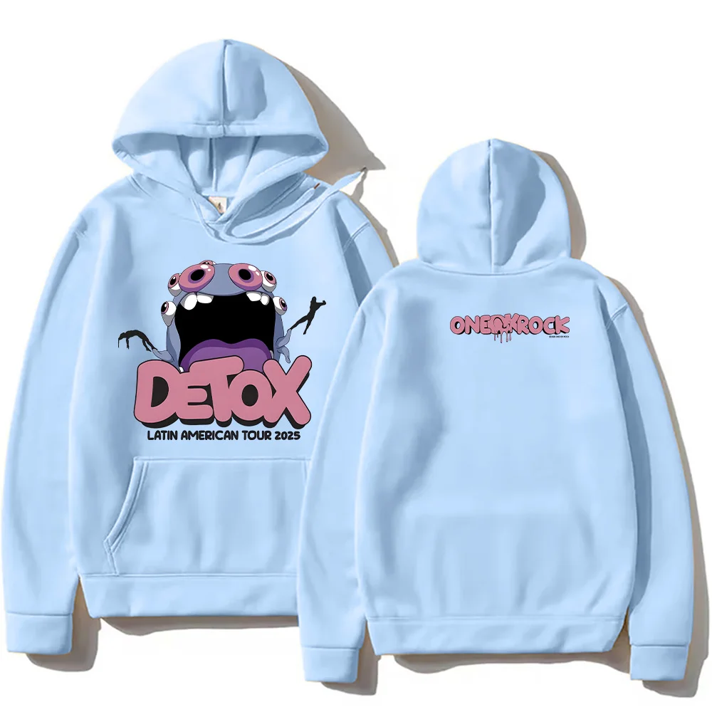 Detox Monster Tour Hoodie Japanese Rock Band One Ok Rock 2025 Fashion Women Men Clothing Harajuku Graphic Pullovers Streetwear