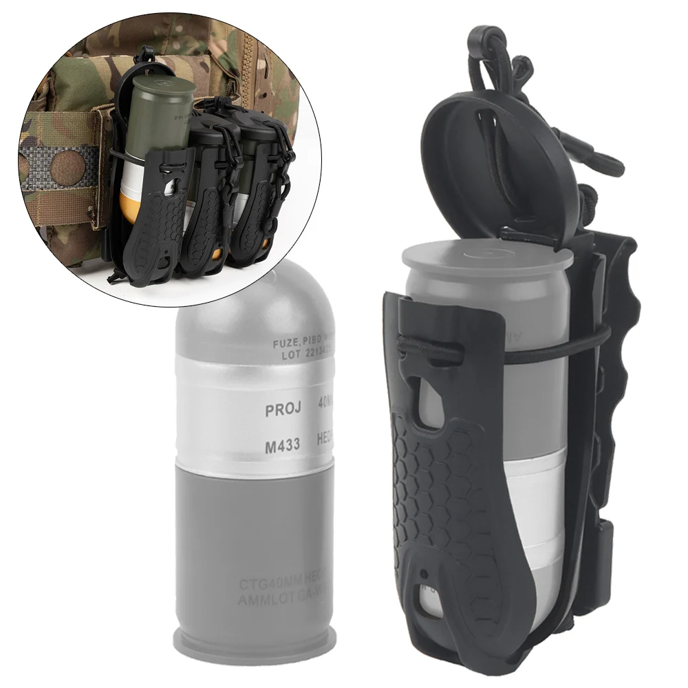 M433 Granatenhalter Dummy-Granatenhülle mit Schnellverschluss M203 Magazintasche für Airsoft CS Jagdgürtel Weste Plattenträger Ausrüstung