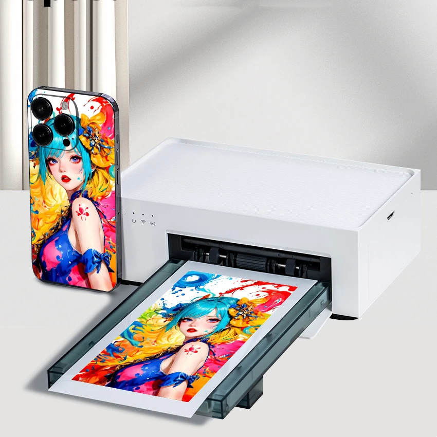 Intelligence Small Portable DIY Printer Custom Phone Skin Photo Printer For Mobile Phone Back Film Sticker