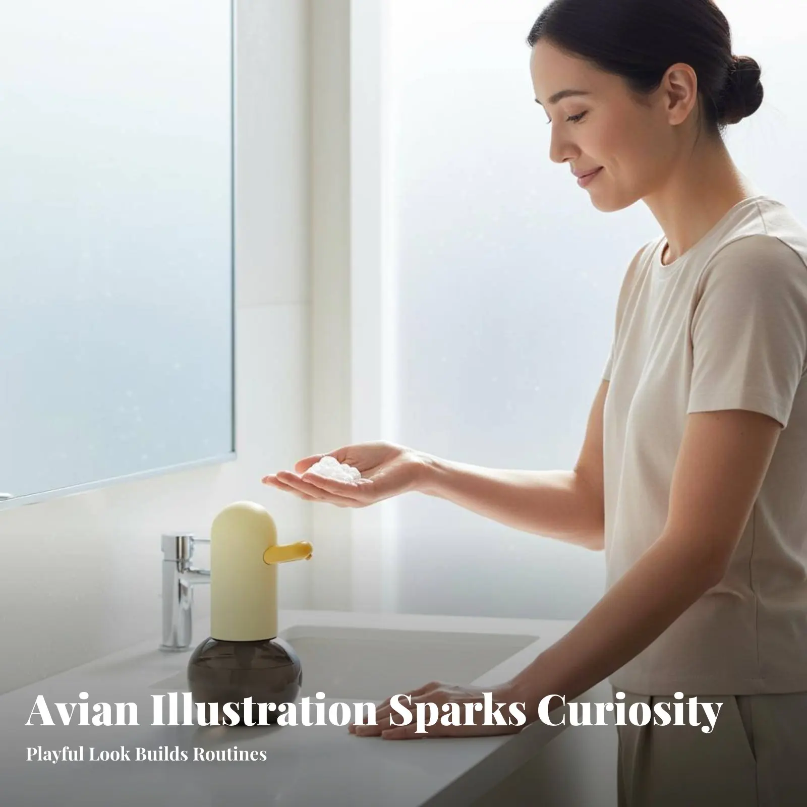 

Automatic Quacker Soap Dispenser Adjustable Foam Volume Kids Foaming Hand Soap Dispenser Bathroom Accessory Long Battery Life