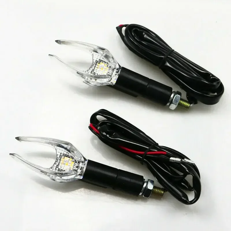 

M8 Universal LED Blinker Turn Signal Indicator Light Lamps For Ninja ZX 6R 9R R1