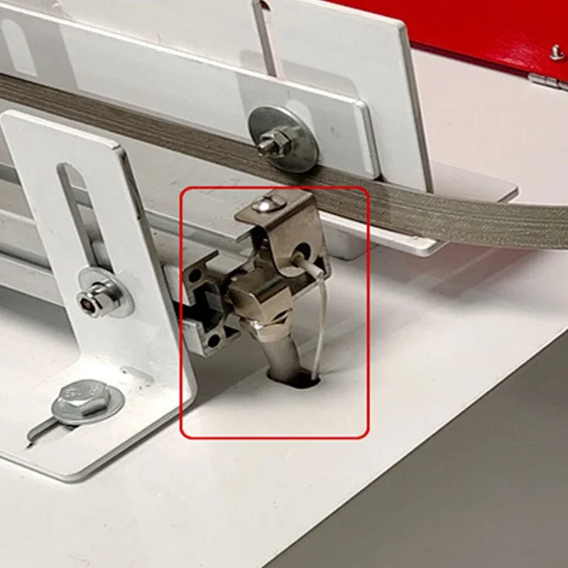 

DW-F Edge Banding Strip Marking Machine Semi-Automatic Imprinting Tools Metal Wood Board Leather Brand Logo Multifunction Bander