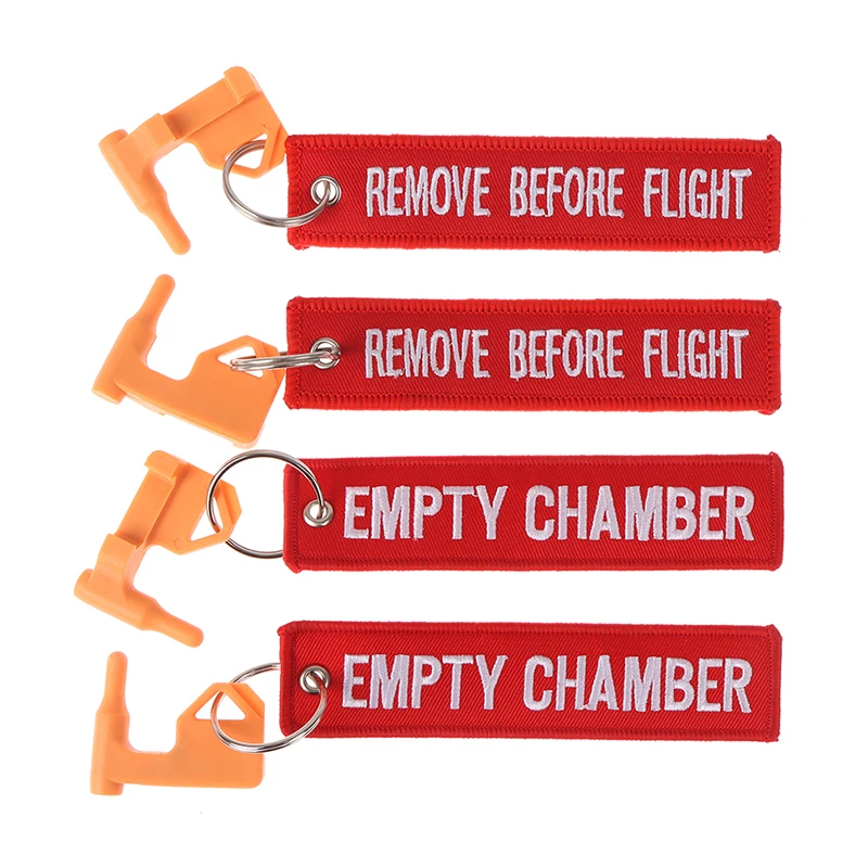 2Pcs Tactical Chamber Safety Flag Hunting Accessories Includes Built-in Flathead Tool