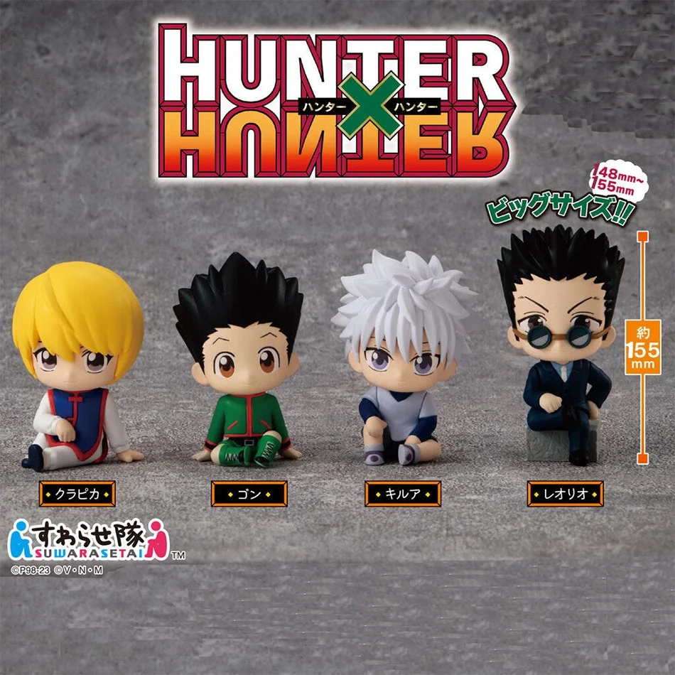 Official Figure 8PCS SET Q Version HUNTER X HUNTER PVC Action Figure Amine Christmas Gift Collectible Figurine