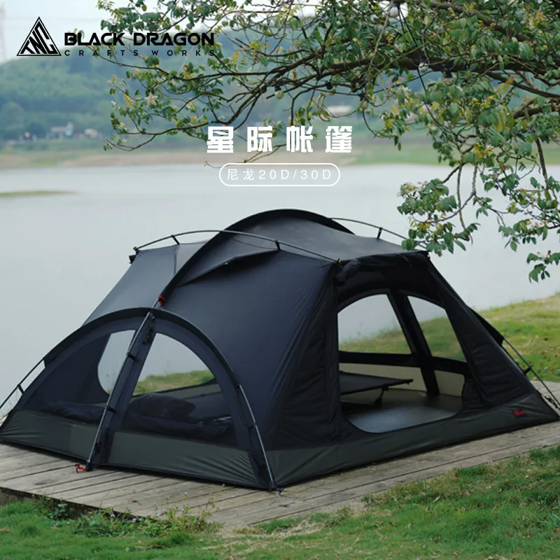 Portable Foldable Outdoor Camping Tent, Waterproof Windproof Pop Up Shelter Tent for Picnic Beach Backyard Travel