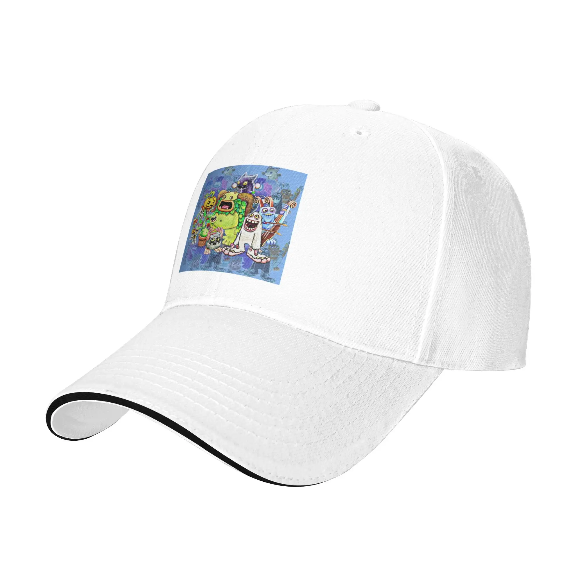 My Singing Monsters characters Cap Fashion Casual Baseball Caps Adjustable Hat Hip Hop Summer Unisex Baseball Hats Customizable