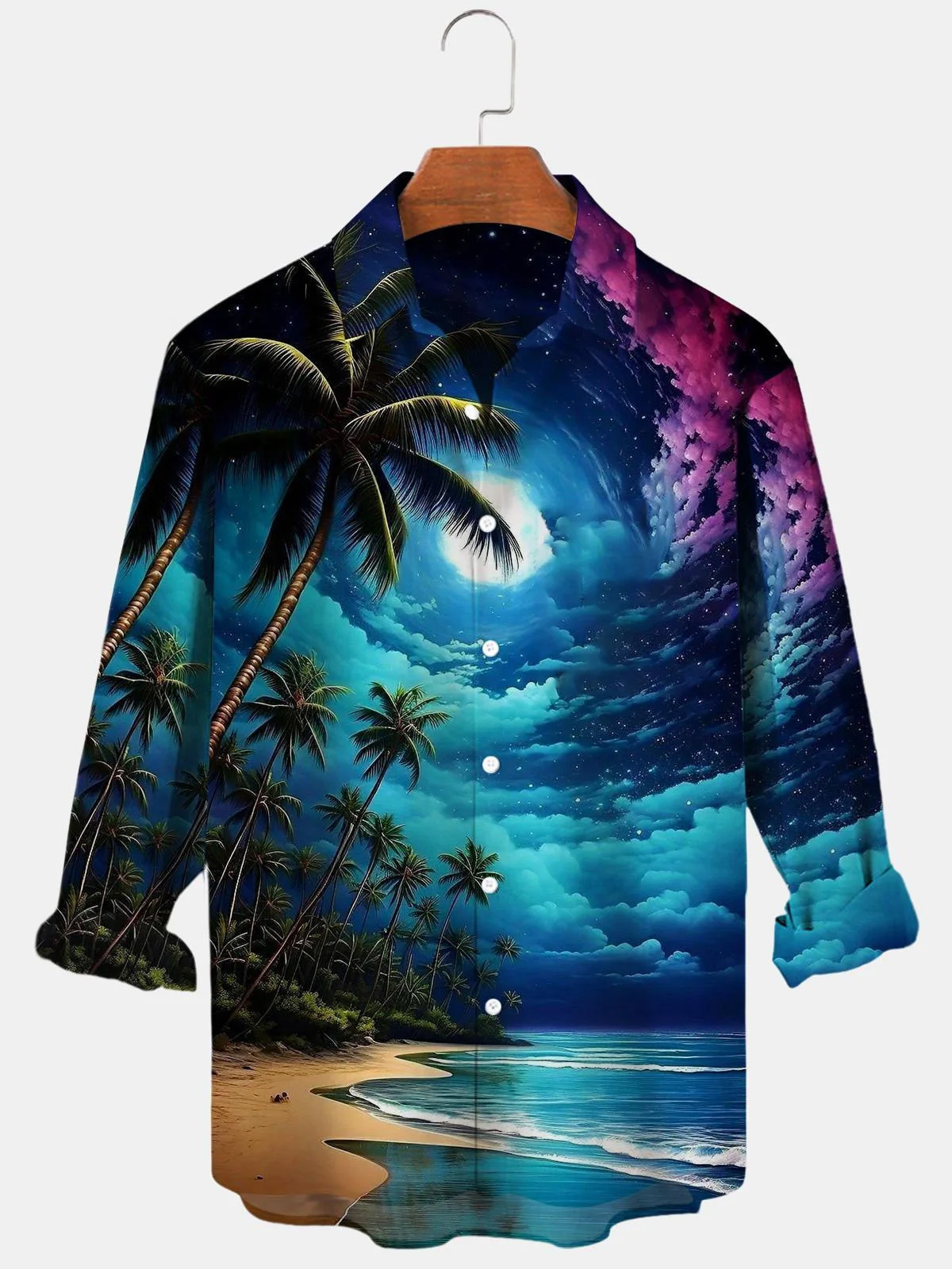 Men's Shirts Button Down Shirts Casual Shirts Spring And Summer Printed Long Sleeves Daily Fashionable Comfortable Trend Top