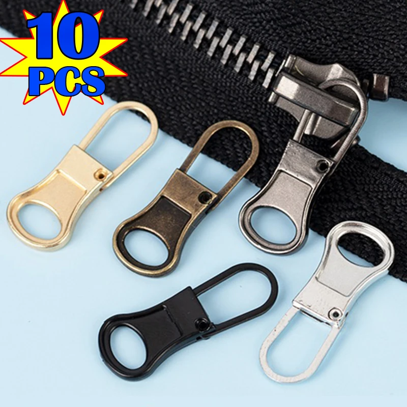 

Zipper Slider Puller Instant Zipper Repair Kit Replacement For Broken Buckle Travel Bag Suitcase Zipper Head DIY Sewing Craft