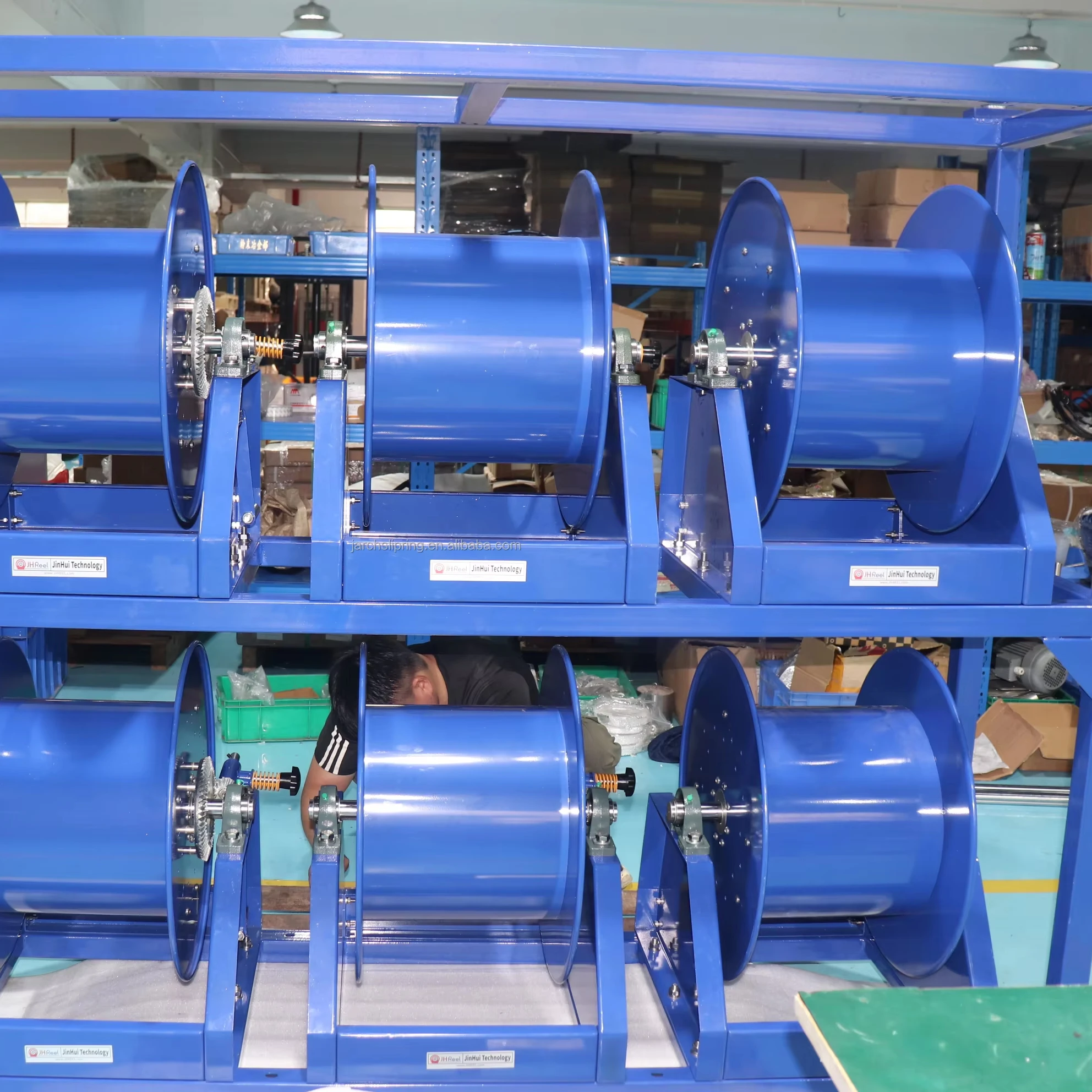 Factory Large High Power Custom Cable Reel For Triple Deck Car