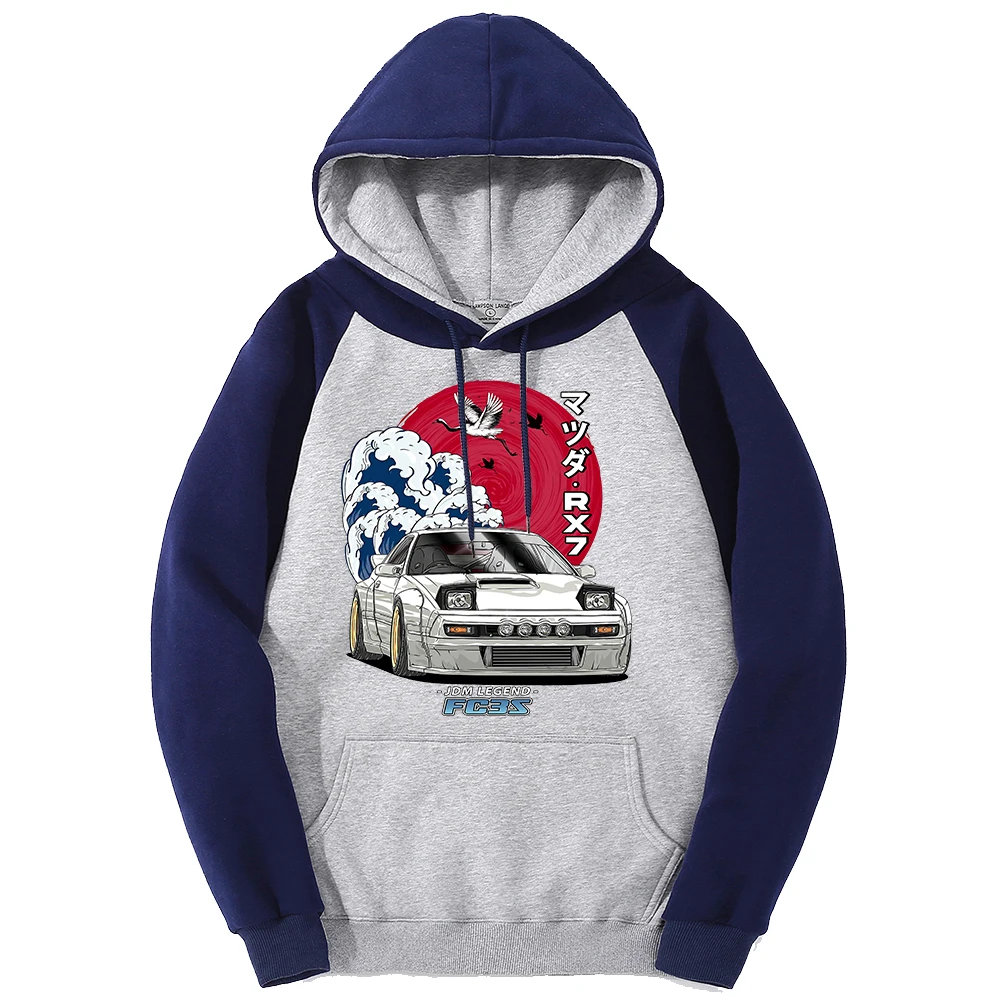 Remate De Vehiculos Retirados De Circulacion الرجال راجلان هودي الدافئة هوديس الصوف الهيب هوب كم طويل جيب ملابس الرجل فضفاضة #1