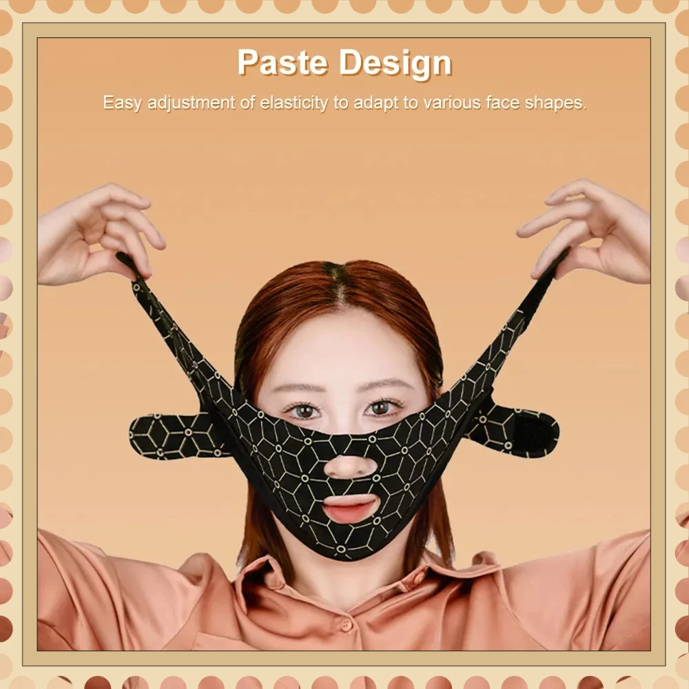Mascarilla Facial Delicada para Adelgazar el Rostro, Banda Reductora, Cinturón de Cuidado de la Piel, Moldeador y Levantador, Reduce la Papada, Banda Adelgazante Facial