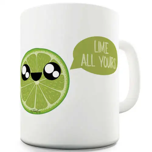 Lime All Yours Funny Office Secret Santa Mug