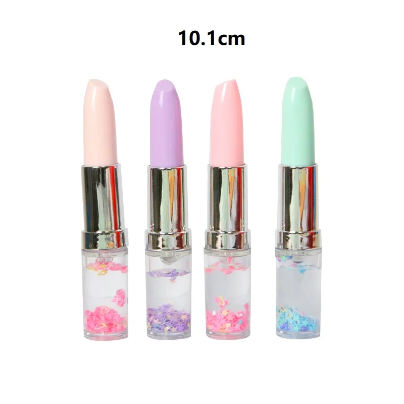 Novelty Lipstick Ballpoint Pen Portable Signature Promotional Pens Small Fresh 0.5mm Black Ink School Office Supplies Girl Gift