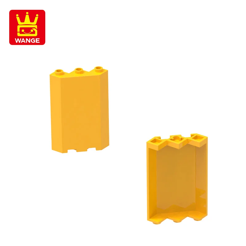 Wange 30987 100g/25 pcs Wcurved 벽 패널 빌딩 Moc 액세서리 벽돌과 호환 DIY 어린이 장난감 조립 부품
