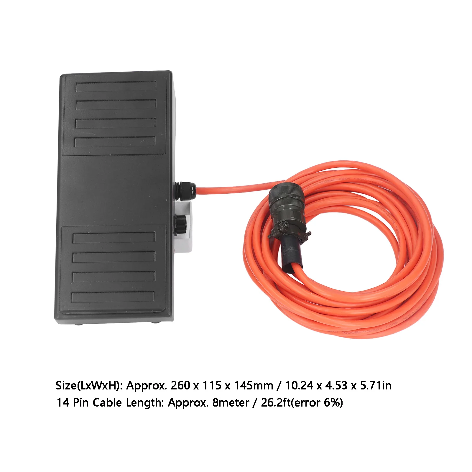 เชื่อม TIG เท้าเหยียบ Potentiometer เลื่อนประเภท Amp ควบคุม 14 Pin 8 เมตร DC5 ~ 15V TIG เท้า Amp ควบคุมเหยียบ