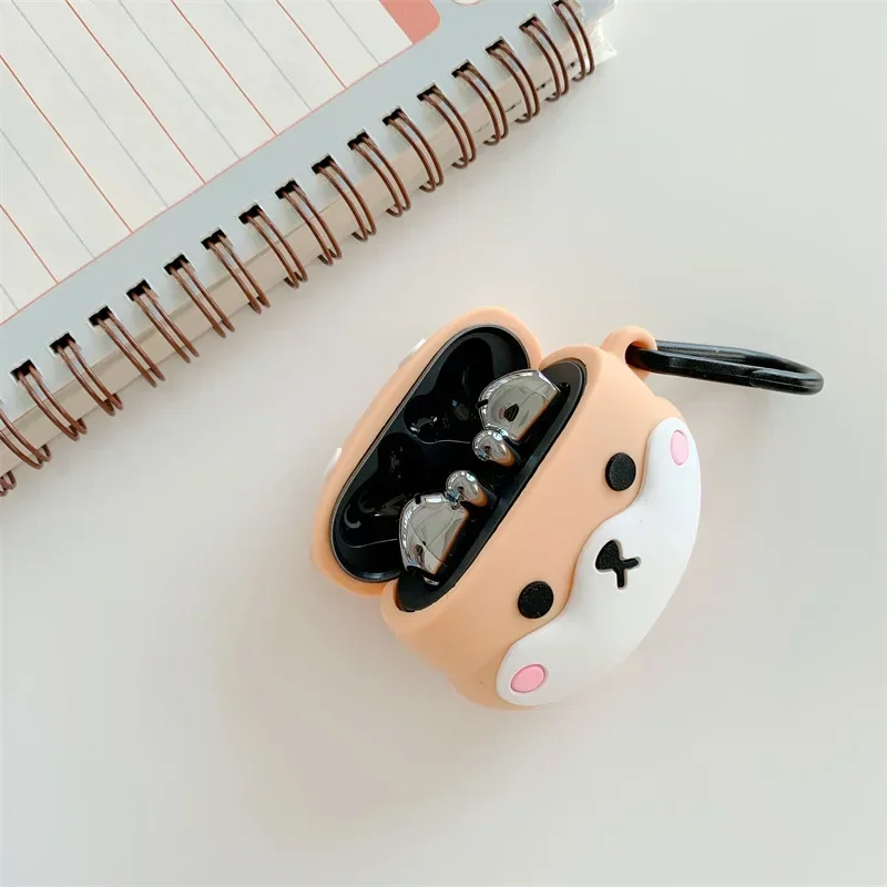 Funny Cute genshin ghost For AirPods 4 Pro 32 Case Silicone Kawaii luminous Protector Hu Tao Anime Earphone For AirPods Pro Case