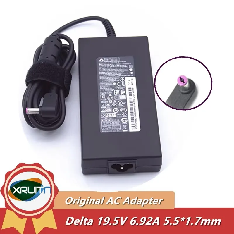 19.5V 6.92A ADP-135NB B Delta 135W AC Adapter Charger PA-1131-26 For Acer Nitro 7 5 N20C2 N20CZ AN515-55 AN515-54 A715-75G