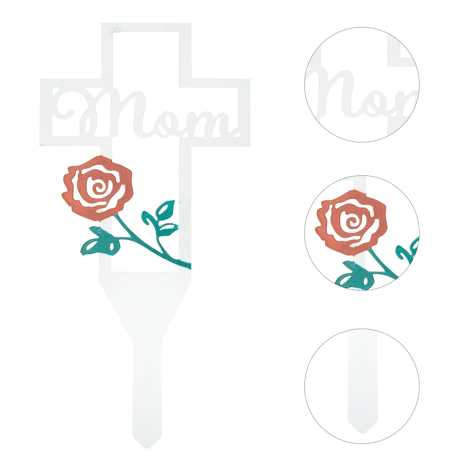 

Декоративный железный крестик для кладбища, устойчивый к атмосферным воздействиям, для улицы и двора, украшение для газона