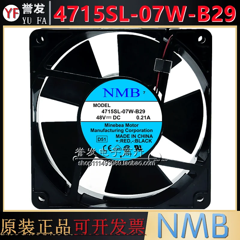 

НОВЫЙ ОРИГИНАЛЬНЫЙ 4715SL-07W-B29 48 В 0,21 А 12038 120x120x38 мм Охлаждающий ВЕНТИЛЯТОР РАДИАТОР