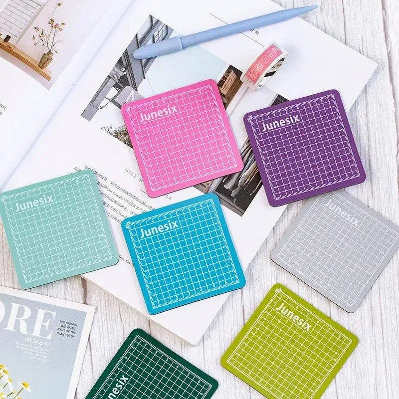 

3PC Mini Model Cutting Mat Engraving Pad Art Supplies Stationery School Supplies 8*8cm