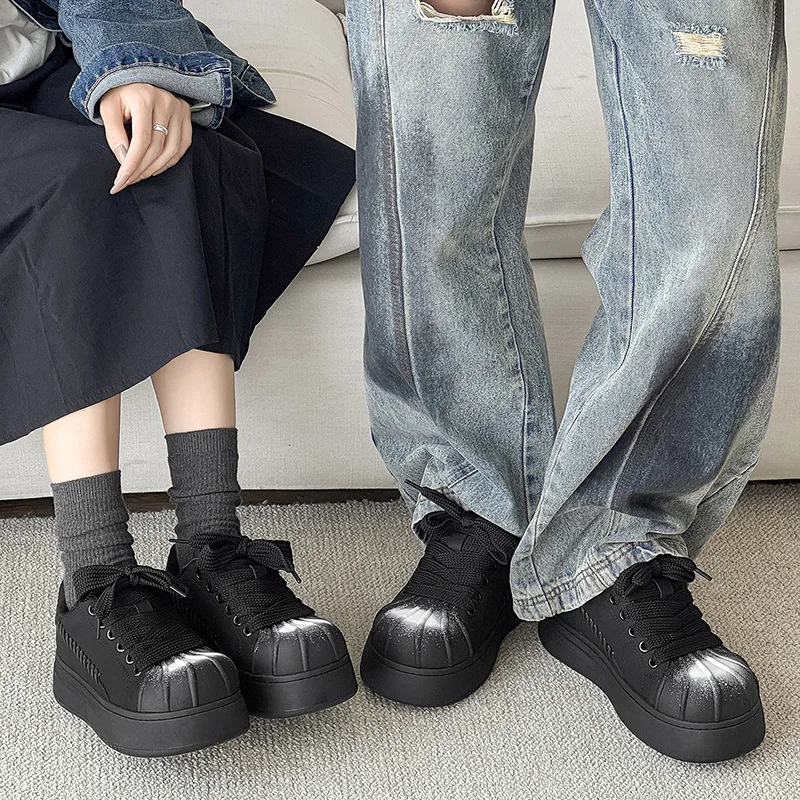 

Men's and women's fashionable shoe tennis retro punk skateboarding shoe couple sports casual shoes
