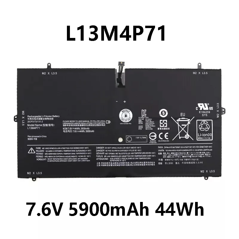 L13M4P71 7.6V 5900mAh 44Wh Battery for Lenovo YOGA 3 PRO L14S4P71 1370 Pro-5Y71 Pro-I5Y51 Pro-I5Y71