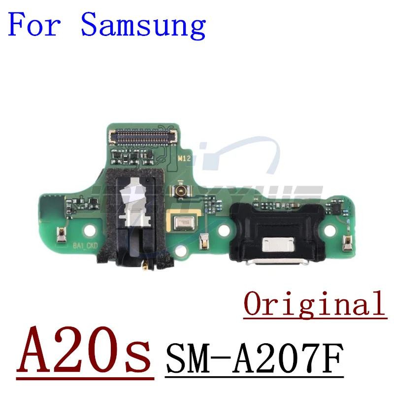 USB Charger Charging Port Dock Connector Board Flex Cable For Samsung Galaxy A12 A125 A127 A13 A135 A137 A20 A205 A207