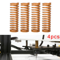 4pc Upgraded Flat Bed Springs For 3D Printer Heated Flat Bed Extruder Compression Spring For Creality For Ender 3 Pro CR-X CR-10