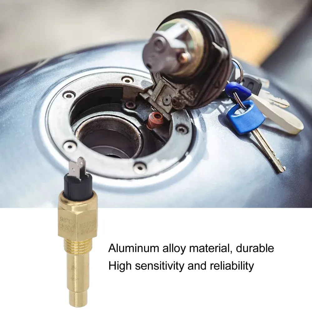 M14×1.5 Thread Water Temperature Sensor 3W 6-24V Generator Temperature Sensor Sensitive Generator Water Temperature Sensor