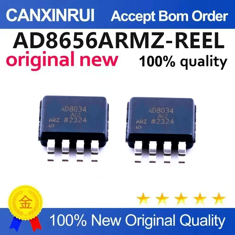 (5pcs-100pcs)Brand new original AD8656ARMZ-REEL packaged MSOP-8 precision operational amplifier chip