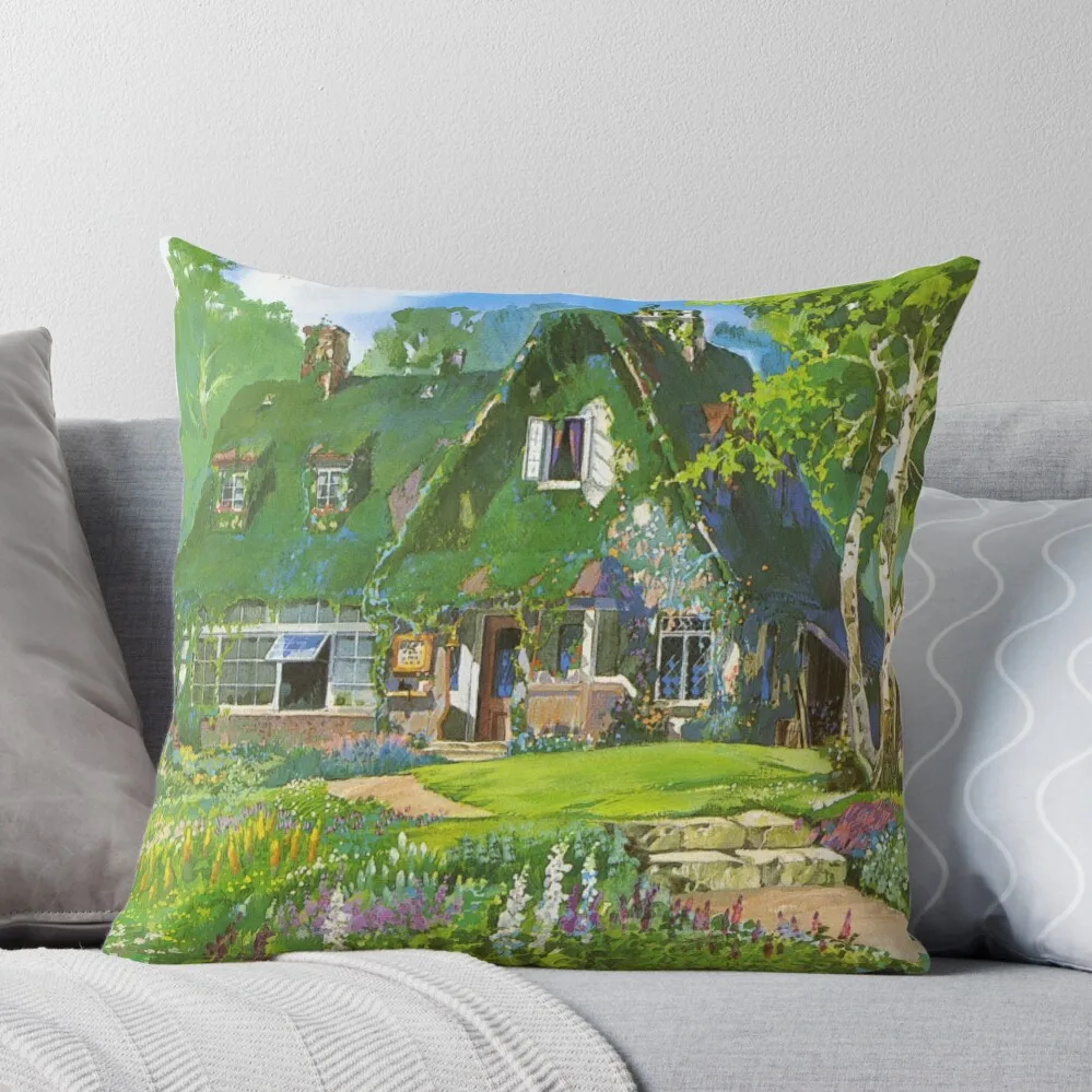 

Kiki's Delivery Service Cottagecore Vibes Throw Pillow Plaid Sofa Pillowcases Bed Cushions Pillow Cases