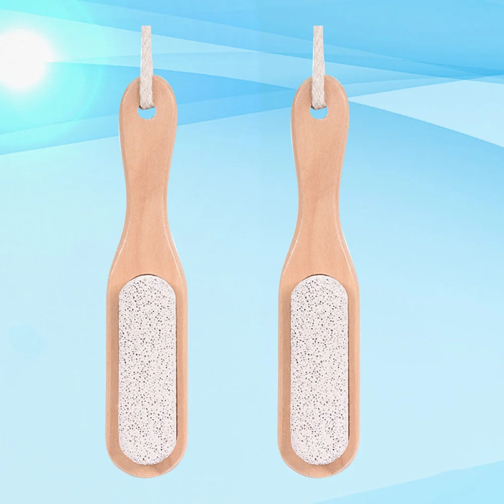 2개입 스파 네일 스크러버 브러시, 부석 세척 매니큐어 페디큐어 트리트먼트, 광택 전 잔여물 제거, 컴팩트 여행용